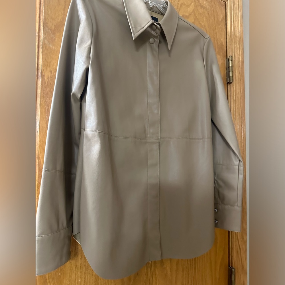 Beautiful Faux Leather Jacket Size Small